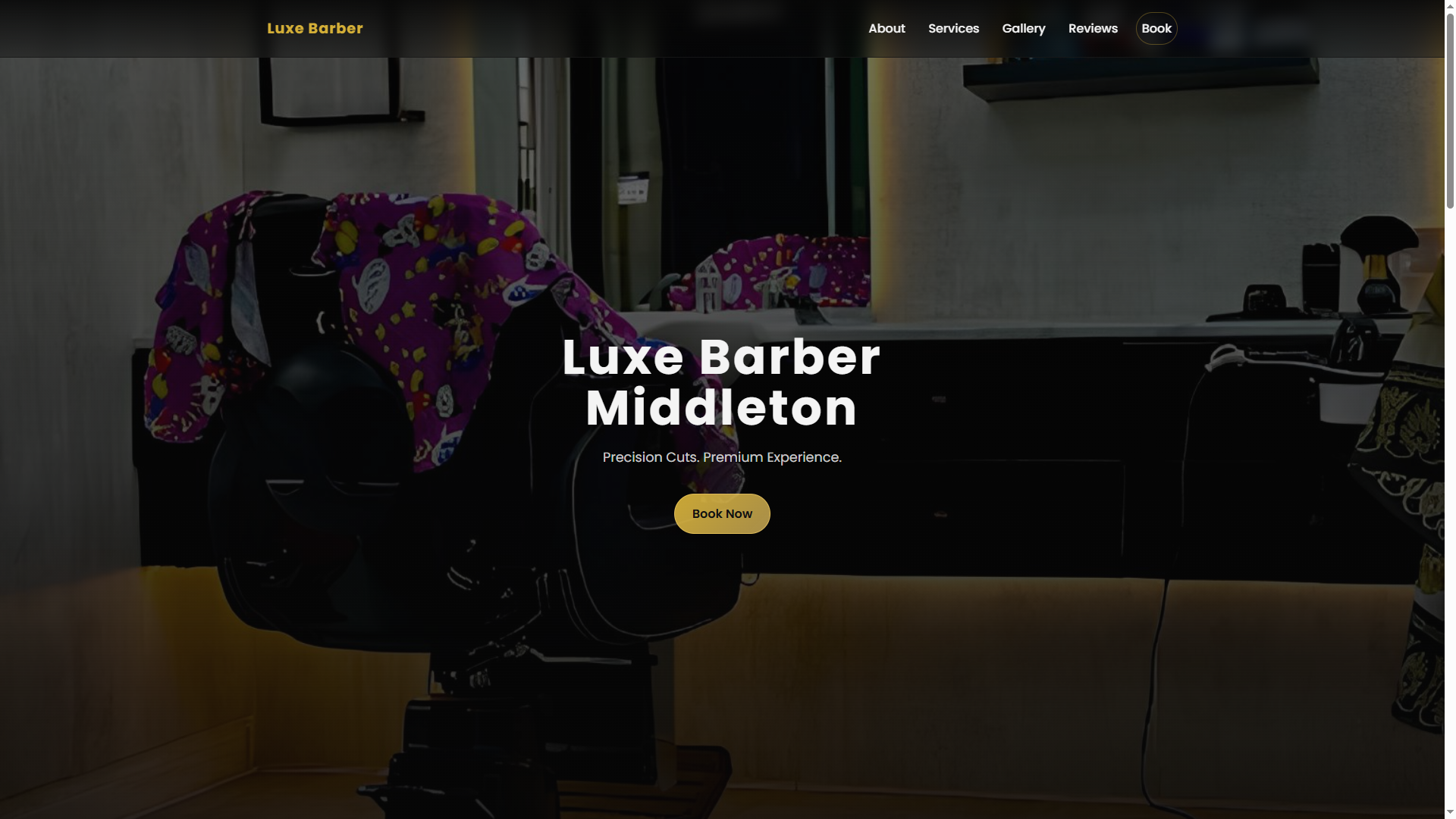 Luxe Barber interior