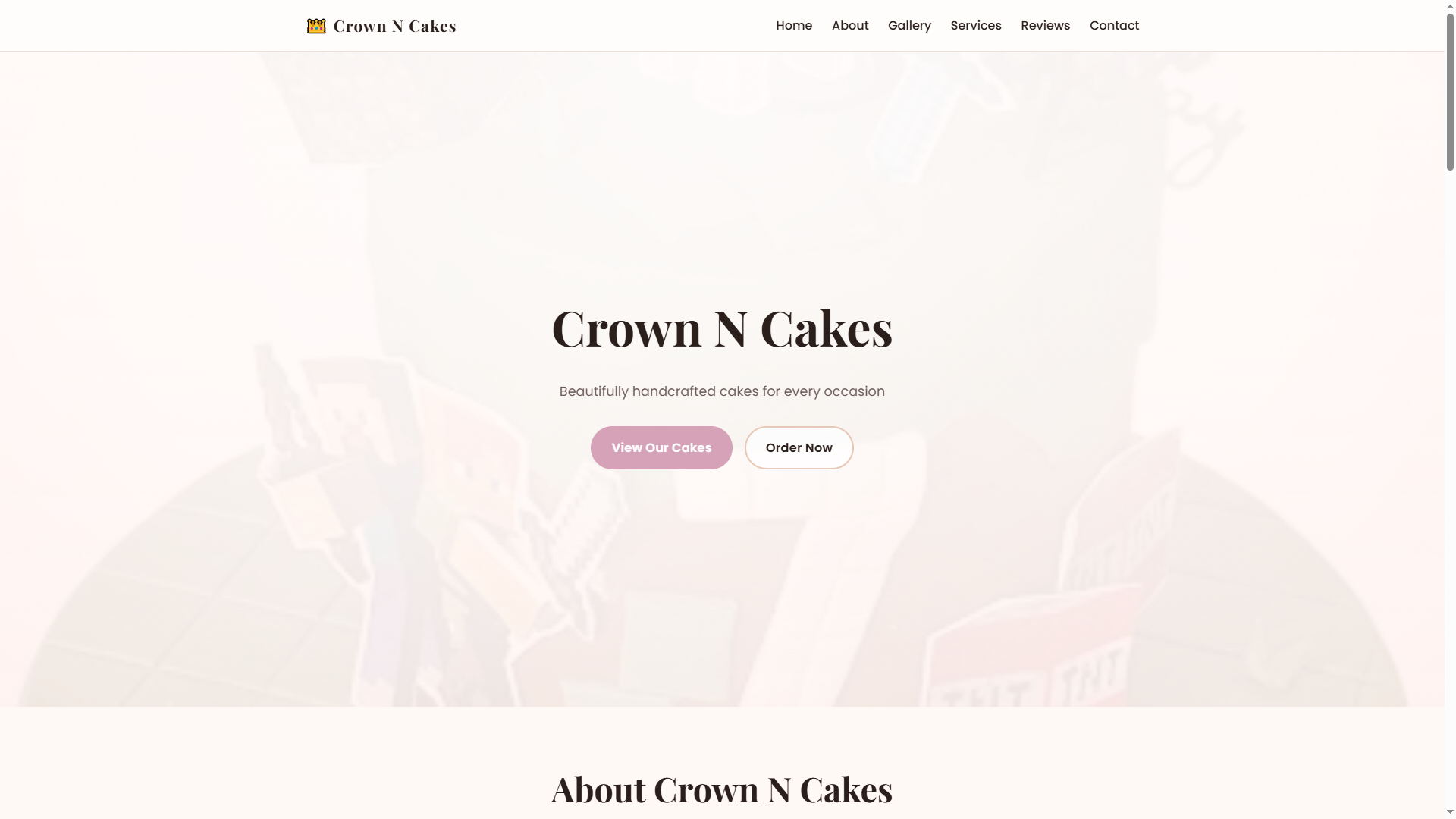 Crown N Cakes design 1